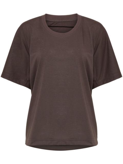 Pleats Please Issey Miyake draped detailing t-shirt
