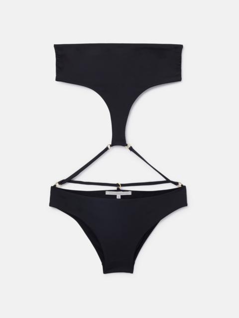 Stella McCartney String Bandeau Cut-Out Swimsuit