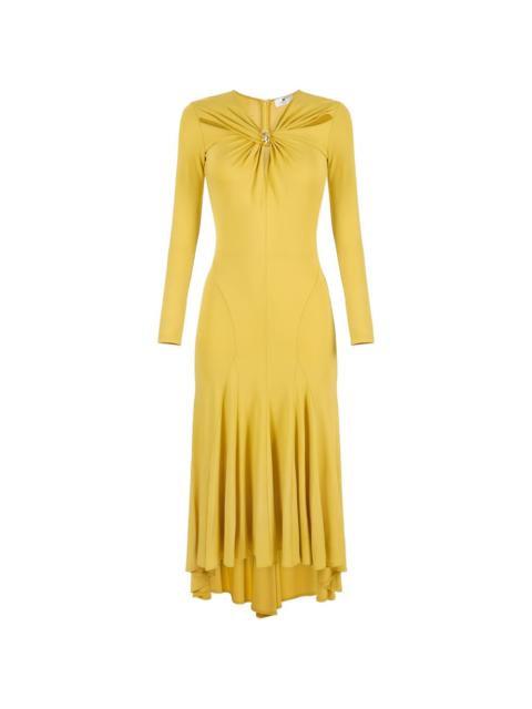 ELISABETTA FRANCHI cut-out midi dress