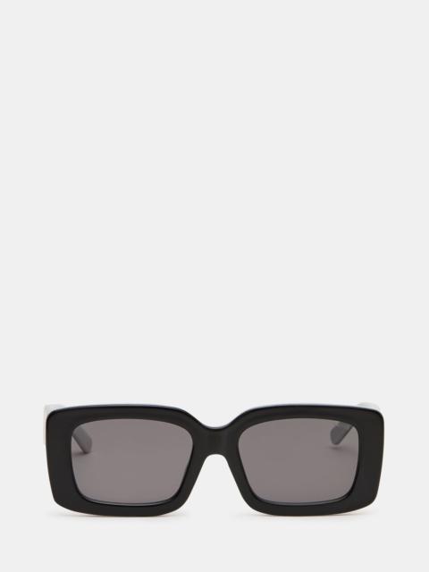 STEVE MADDEN ASHLIN SUNGLASSES BLACK/WHITE