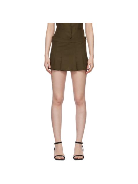 Khaki Paxil Miniskirt