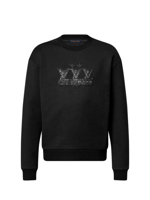 Louis Vuitton Embellished Signature Patch Sweatshirt