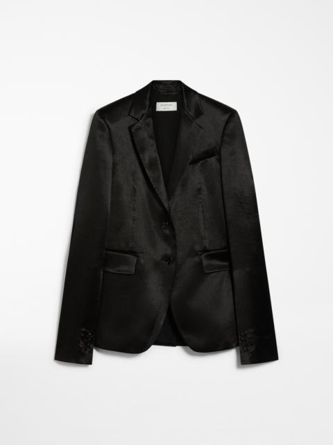 Sportmax VOLANTE Washed satin blazer