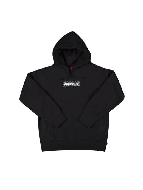 Supreme Bandana Box Logo Hooded Sweatshirt 'Black'