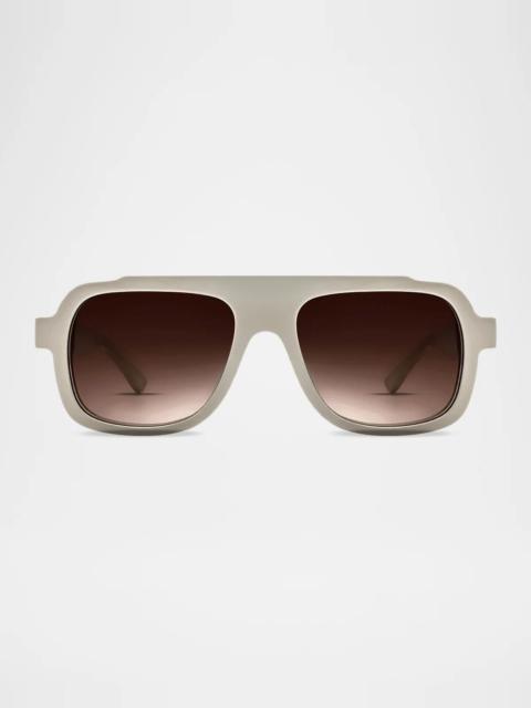 THIERRY LASRY Men's Positivy 3937 Acetate Aviator Sunglasses