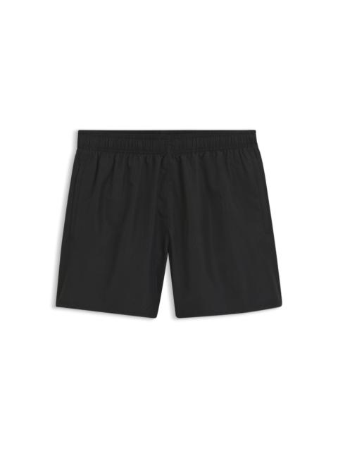 HUGO SWIM SHORTS WITH ALL-OVER STACKED LOGOS