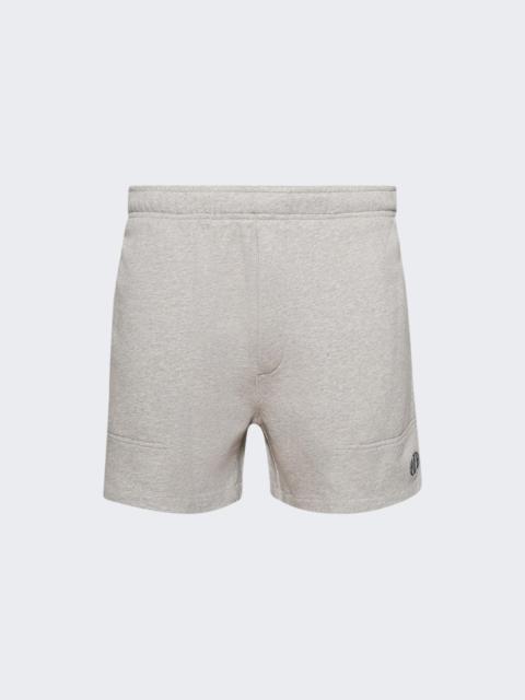 BODE Crew Side Stripe Sweat Shorts Heather Grey