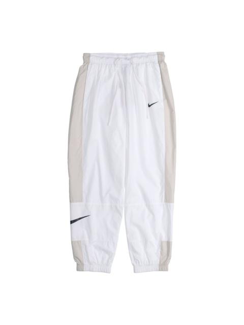 (WMNS) Nike Nsw Stmnt Wvns Pant Running Training Colorblock Knit Sports Pants/Trousers/Joggers Autum