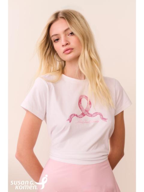 LoveShackFancy Breast Cancer Awareness Tee