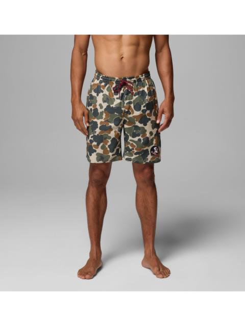 Columbia Men's Collegiate PFG Rambler Printed Shorts - Florida State