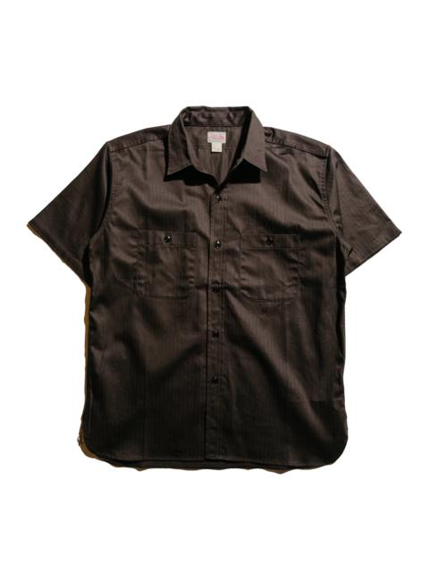 The Real McCoys MS25013 8HU HBT Work Shirt S/S Steel