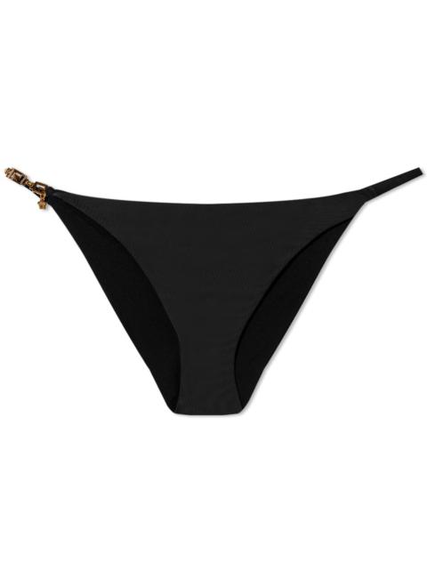 VERSACE Versace Chain Detail Bikini Bottom