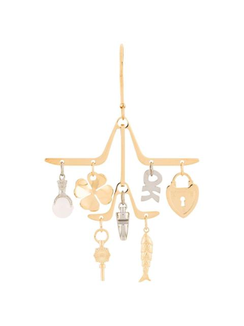 Lanvin charm chandelier earrings