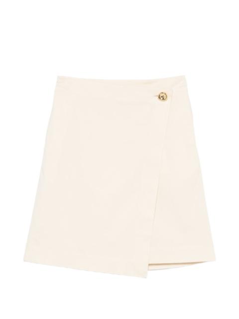 JOSEPH button-detail wrap skirt