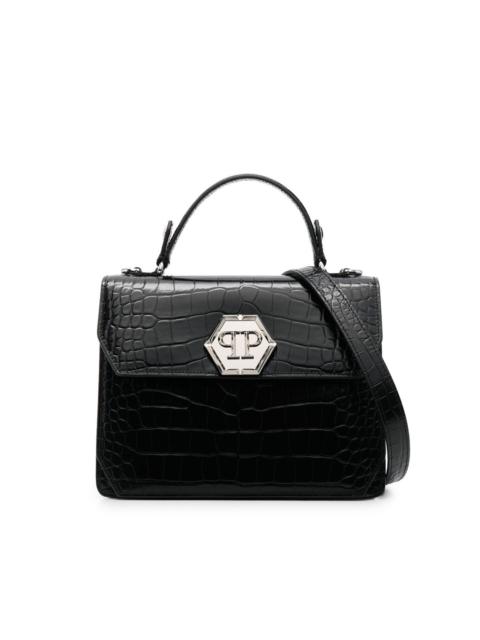 PHILIPP PLEIN Superheroin crocodile-effect tote bag