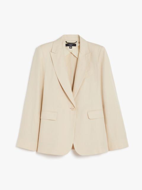 WEEKEND Max Mara QUITO Cotton and linen blazer