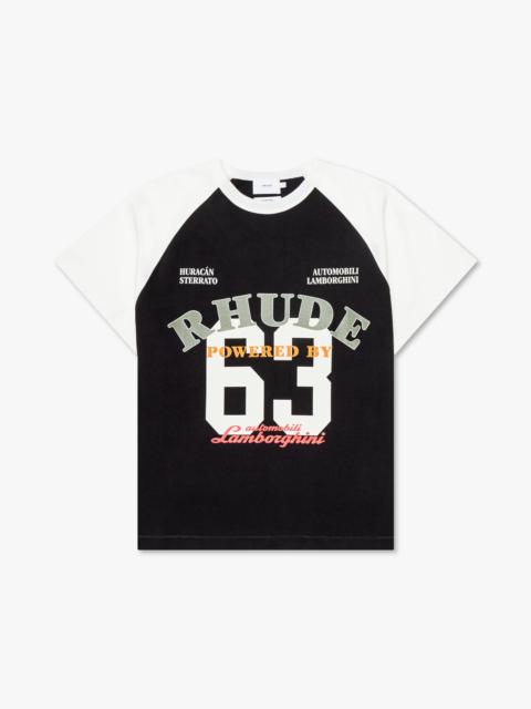 Rhude RAGLAN RACE JERSEY TEE