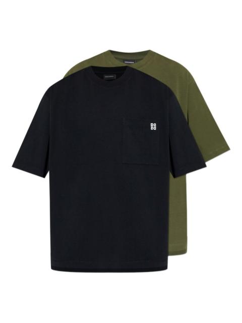 DSQUARED2 chest-pocket logo-detail T-shirt (set of two)