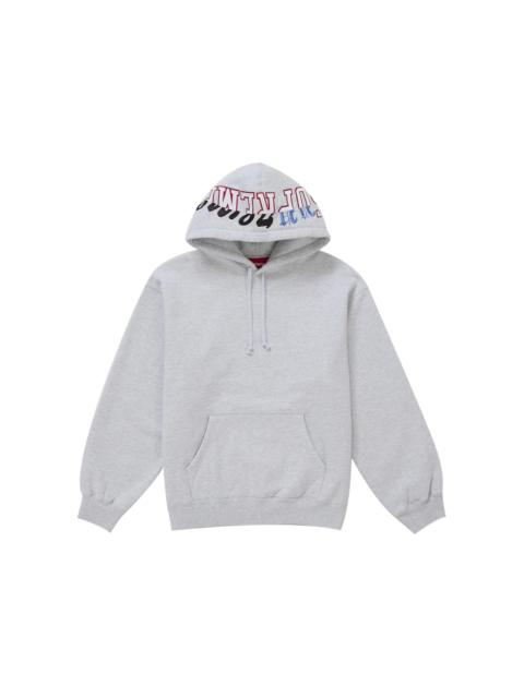 Supreme Supreme Multi Logos Hooded Sweatshirt Heather Grey