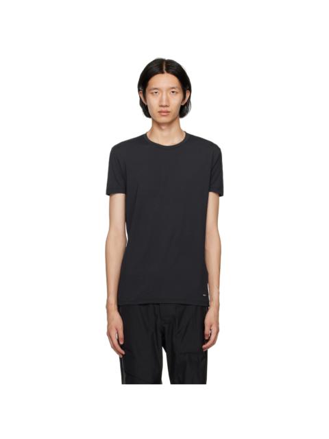 ZEGNA Navy Crewneck T-Shirt