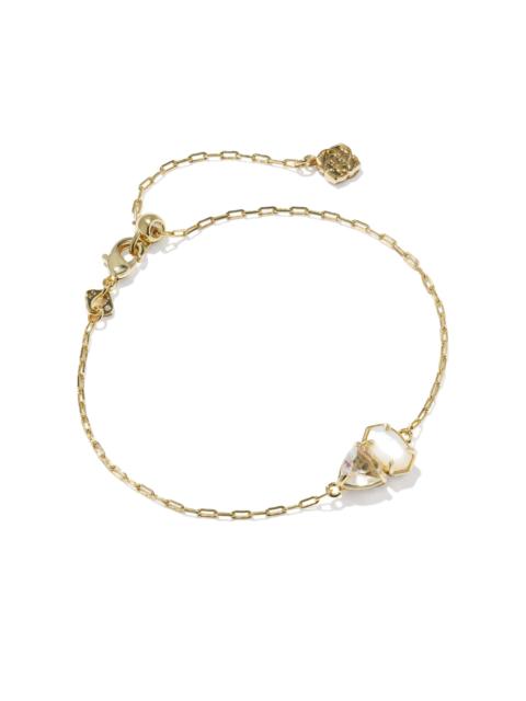 KENDRA SCOTT Tatum June Gold Delicate Chain Bracelet