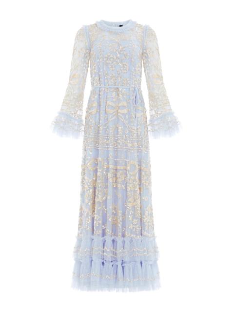 Needle & Thread Celia Long Sleeve Ankle Gown