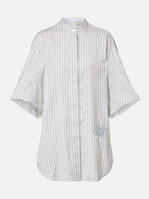 Stella McCartney Striped silk and wool shirt