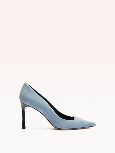 ALEXANDRE BIRMAN ALLY 85 THIN SUEDE AZZURO
