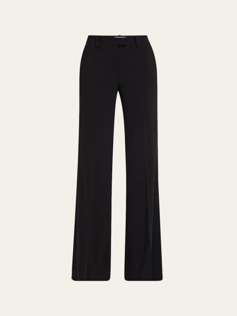 MICHAEL KORS COLLECTION Haylee Flare Crepe Trousers