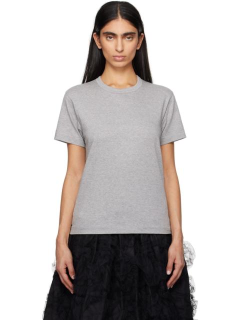 Comme des Garçons PLAY Gray 'Heart On Back' T-Shirt