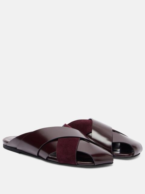 Proenza Schouler Slant leather sandals
