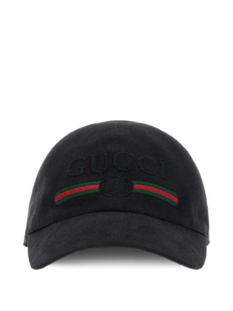 GUCCI Gucci Web-stripe Embroidered Baseball Cap