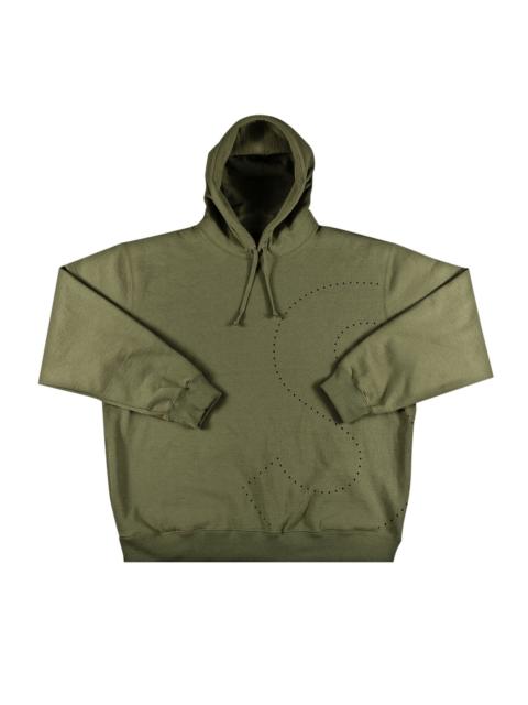 Supreme Supreme Laser Cut S Logo Hooded Sweatshirt 'Light Olive'