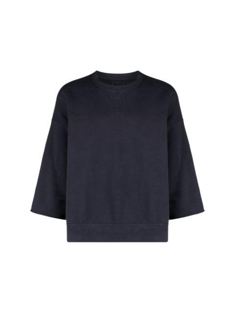 visvim crew-neck cotton-blend sweatshirt