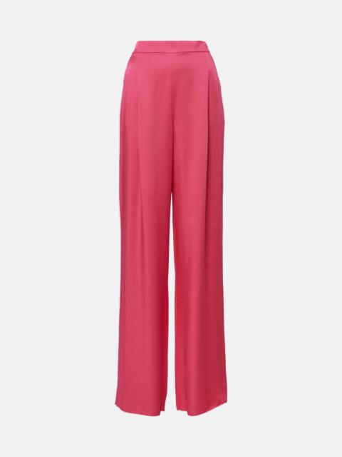 Max Mara Ieti satin wide-leg pants