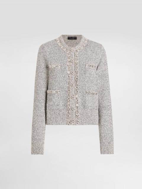 Dolce & Gabbana Cotton and silk cardigan