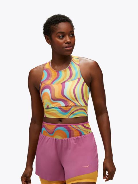 HOKA Women's Race Day Bra in Trail Topo