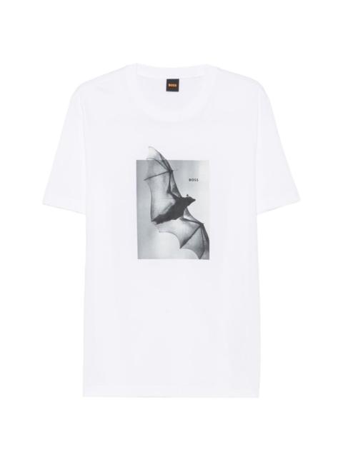 BOSS bat-print T-shirt