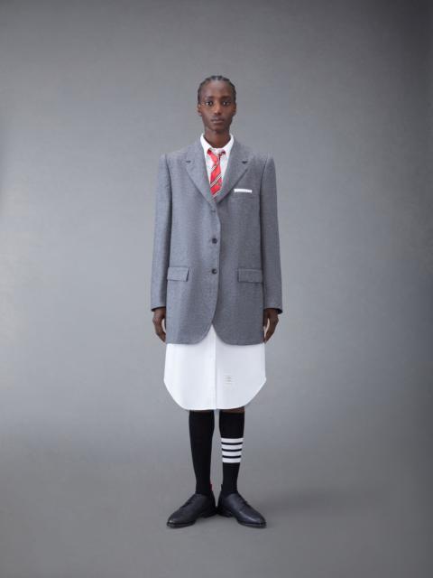 Thom Browne Flannel Rope Shoulder Oversized Classic Sport Coat Dress