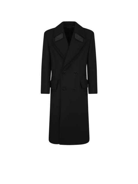 TOM FORD TWILL FELT BIKER COAT
