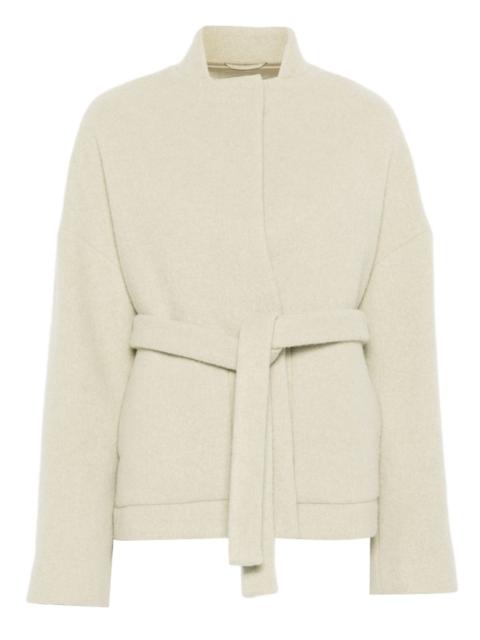 christian wijnants tie-waist single-breasted coat