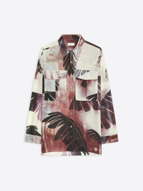 Dries Van Noten SILK UTILITY SHIRT