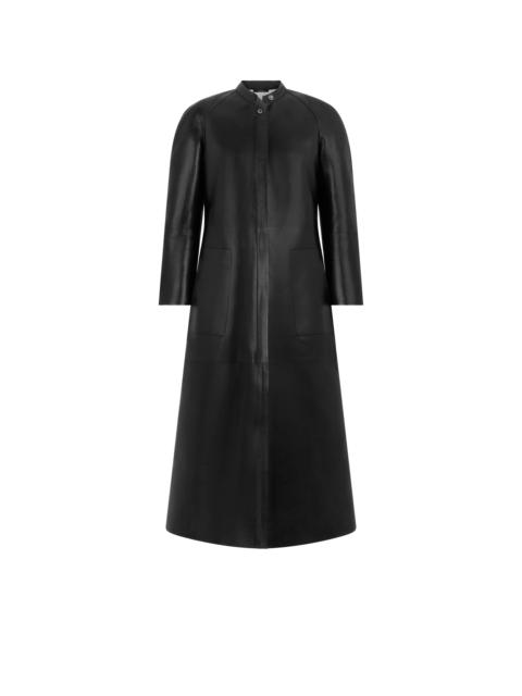 TOM FORD SUPPLE SOFT NAPPA AND WASHED DUCHESSE BIKER COAT
