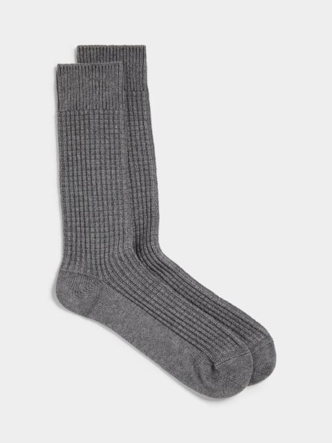 TODD SNYDER Cotton Waffle Sock