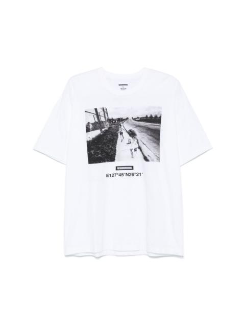 NEIGHBORHOOD x Osamu Nagahama photograph-print T-shirt