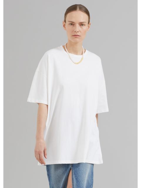 The Frankie Shop Faro Boxy Tee - White