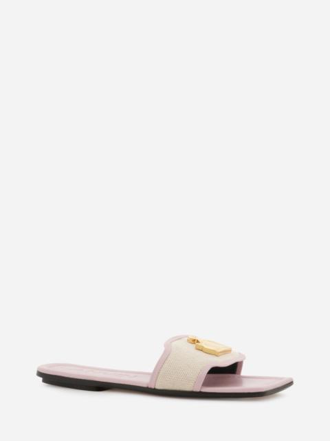 Lanvin FLAT LEATHER SANDALS