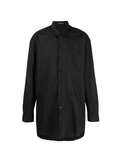 long-sleeved button-up shirt