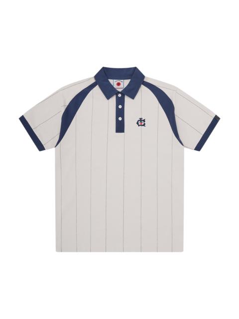 ICECREAM RAGLAN PINSTRIPE POLO SHIRT