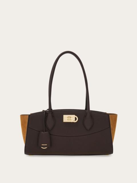 FERRAGAMO New Ferragamo Studio Soft bag East West (M)